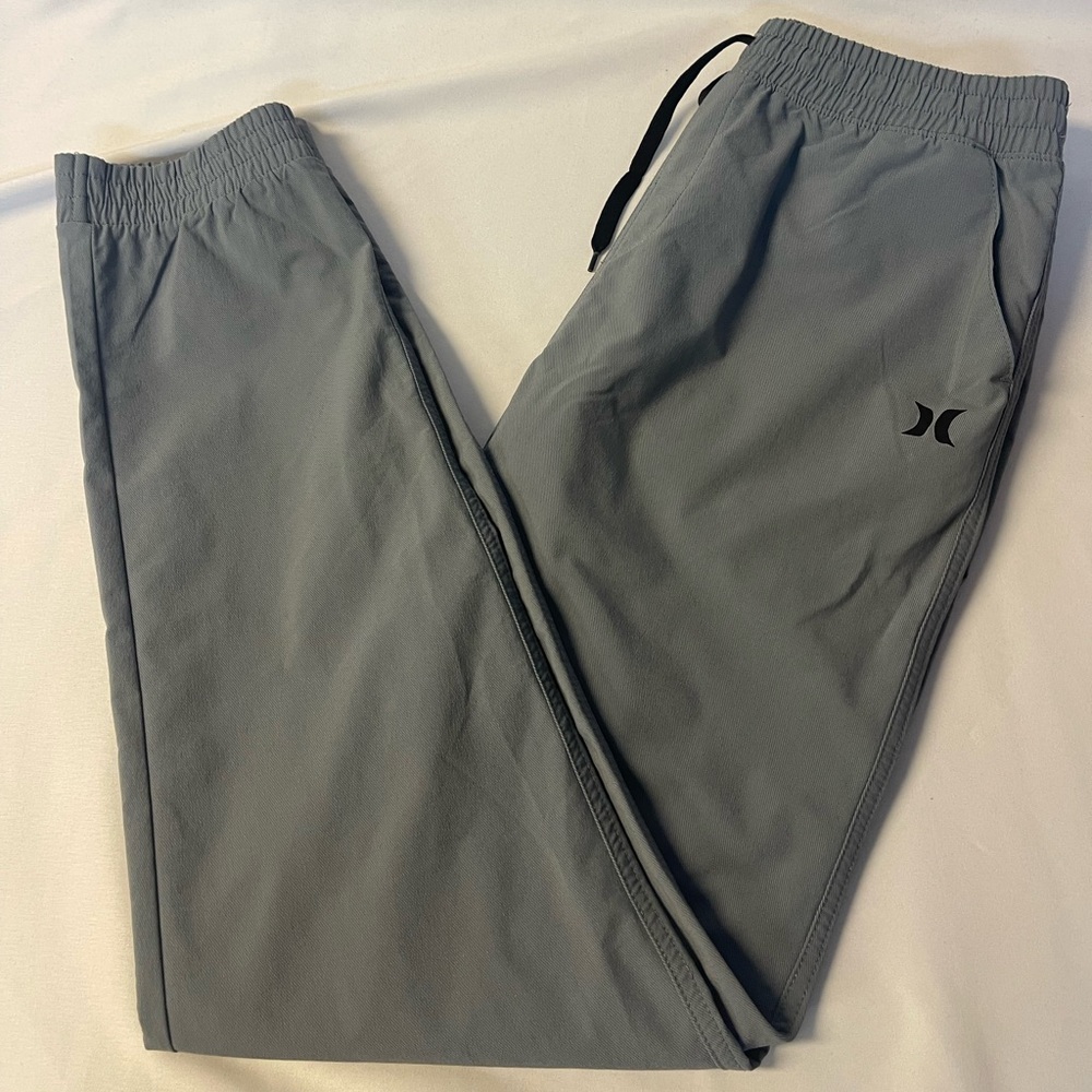 Hurley Gray Nike DRI-FIT Athletic Pants